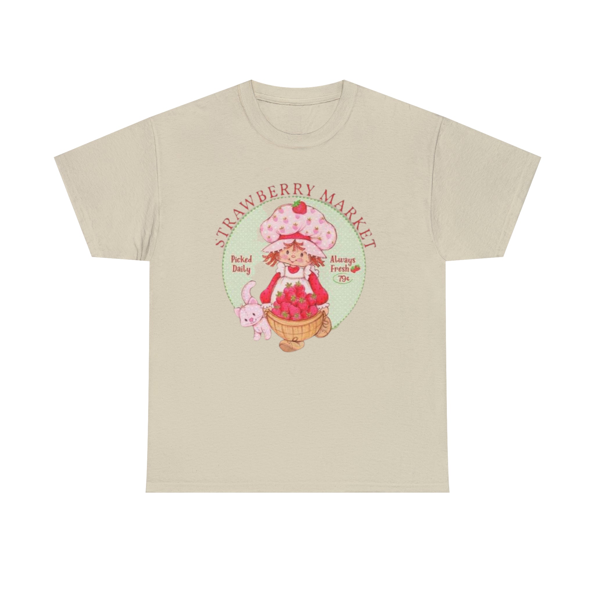 Strawberry Shortcake-  Unisex Heavy Cotton T-Shirt - Creations by Chris and Carlos